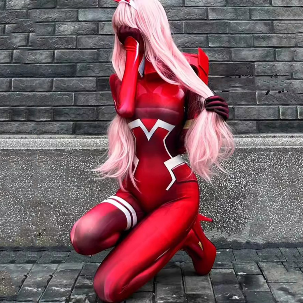 Anime Cosplay Zero Two - Pink COSPLAY Darling In The Franxx