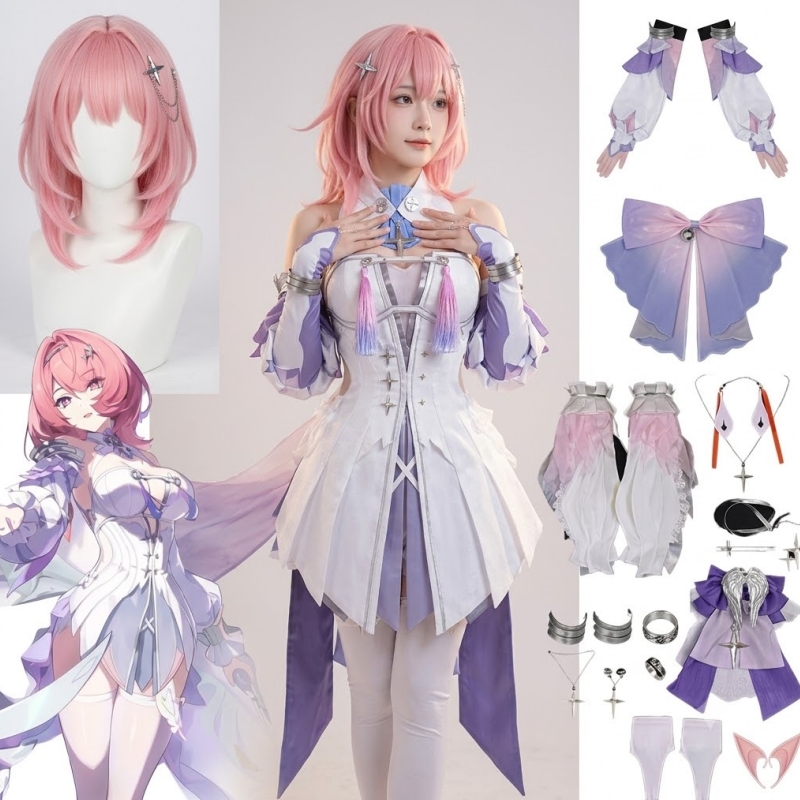 Anime Cosplay Zero Two - Kostum Cosplay Gaun Malam Remielle Lolita