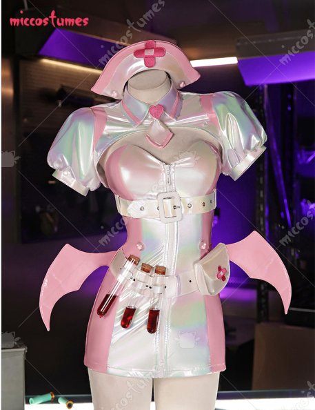 Anime Cosplay Nurse - Kostum Cosplay Buroo Wanita Miccostumes Gaun