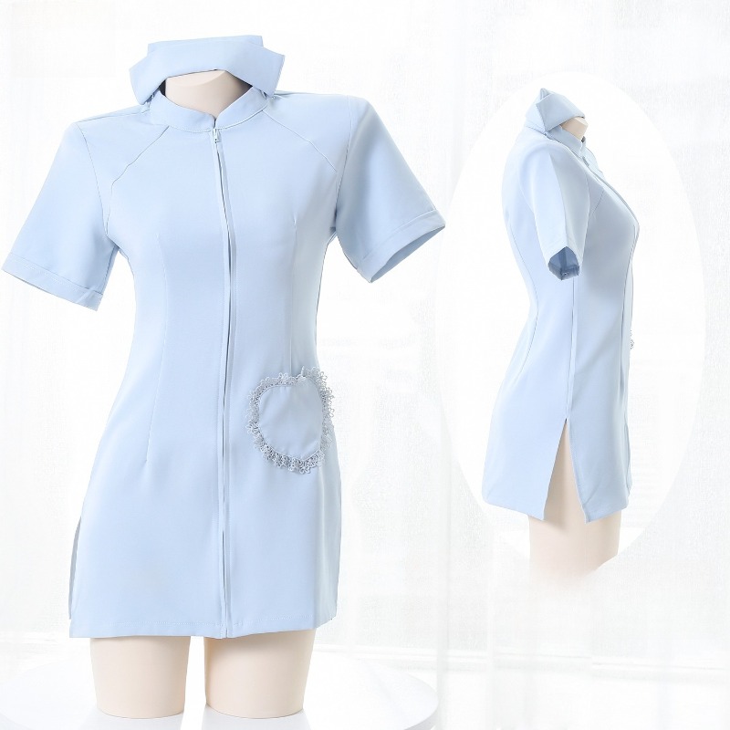 Anime Cosplay Nurse - Kostum Cosplay Perawat Anime Seragam Gaun