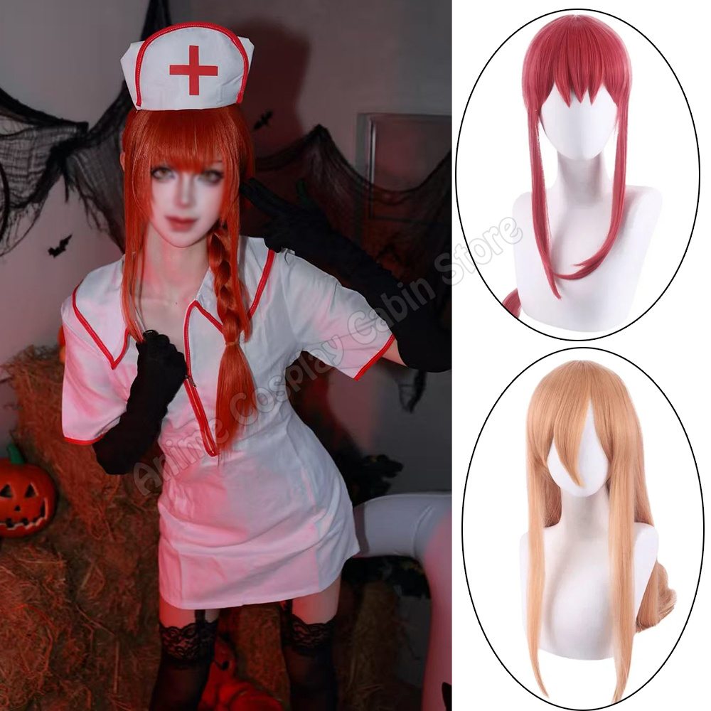 Anime Cosplay Nurse - Kostum Halloween Makima Cosplay Perawat Anime