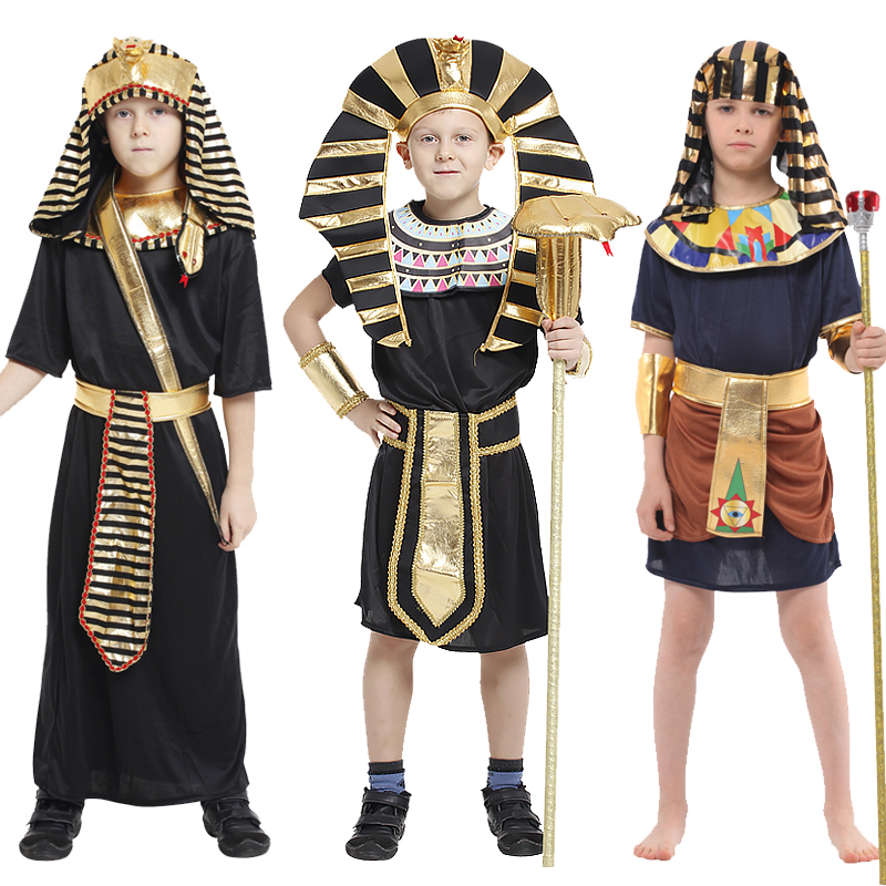 Egypt Cosplay Anime - Kostum Firaun Mesir Anak-anak Cleopatra Pangeran
