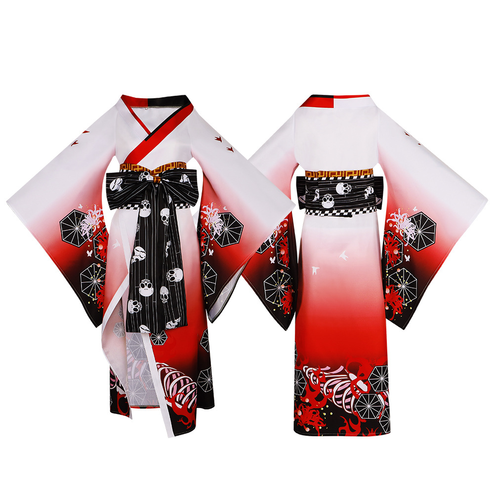 Chainsaw Man Cosplay - Kostum Cosplay Kimono Chainsaw Man Hyakkiyakou