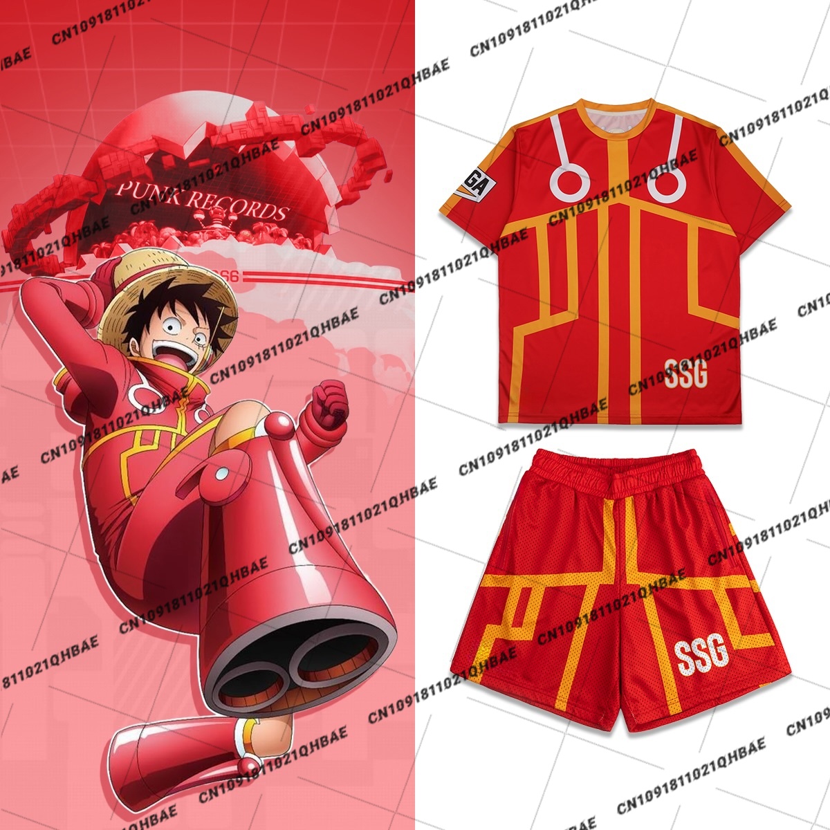 Anime Cosplay Anime - Kostum Cosplay Penggemar Anime Monkey D.