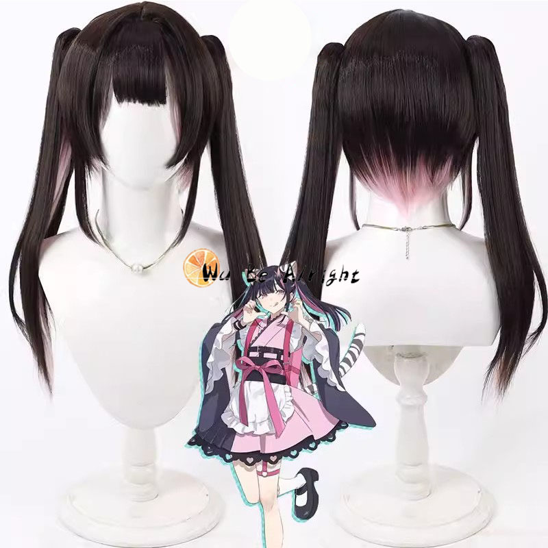 Anime Cosplay Girl With Black Hair - Wig Cosplay Anime Cosmic Princess Kaguya