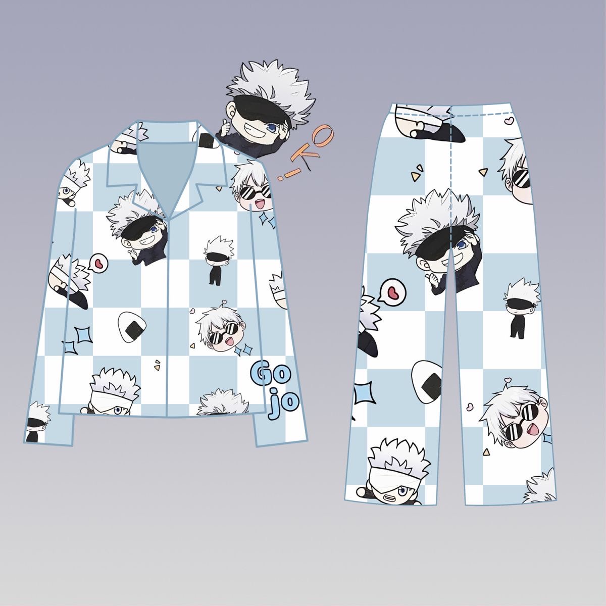 Anime Cosplay Jujutsu - Pakaian Jujutsu Battle Pain Gojo Gojo