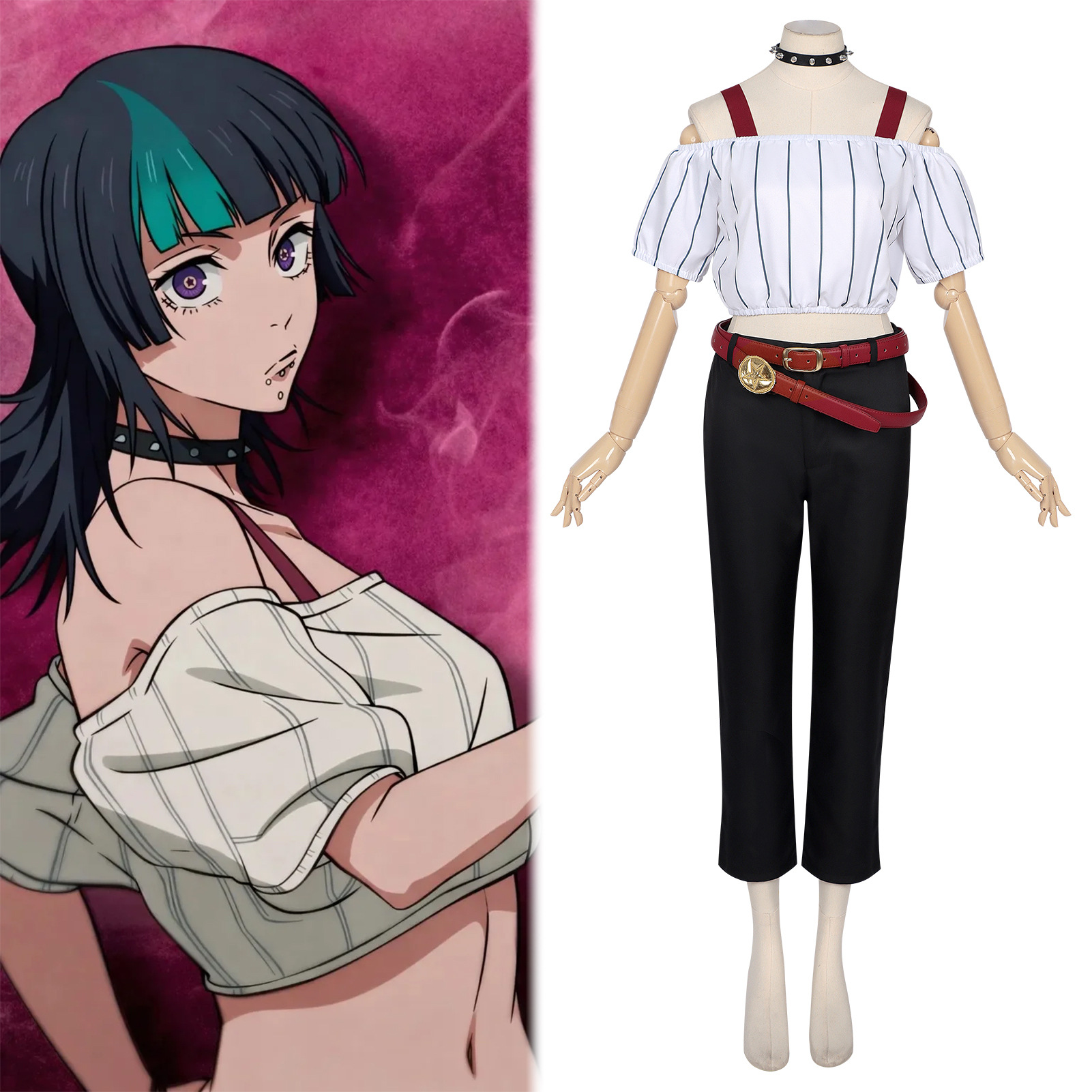 Anime Cosplay Jujutsu - Kostum Halloween Anime Jujitsu Kaisen Culling