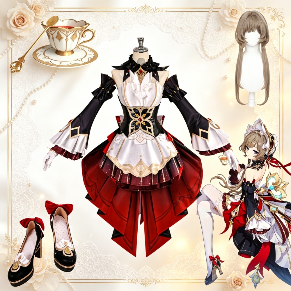 Anime Cosplay Girl Costume - Kostum Cosplay Genshin Impact Sandrone The