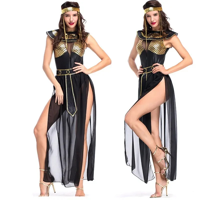 Egypt Cosplay Anime - Gaun Ratu Mesir Kuno Cleopatra Kerajaan