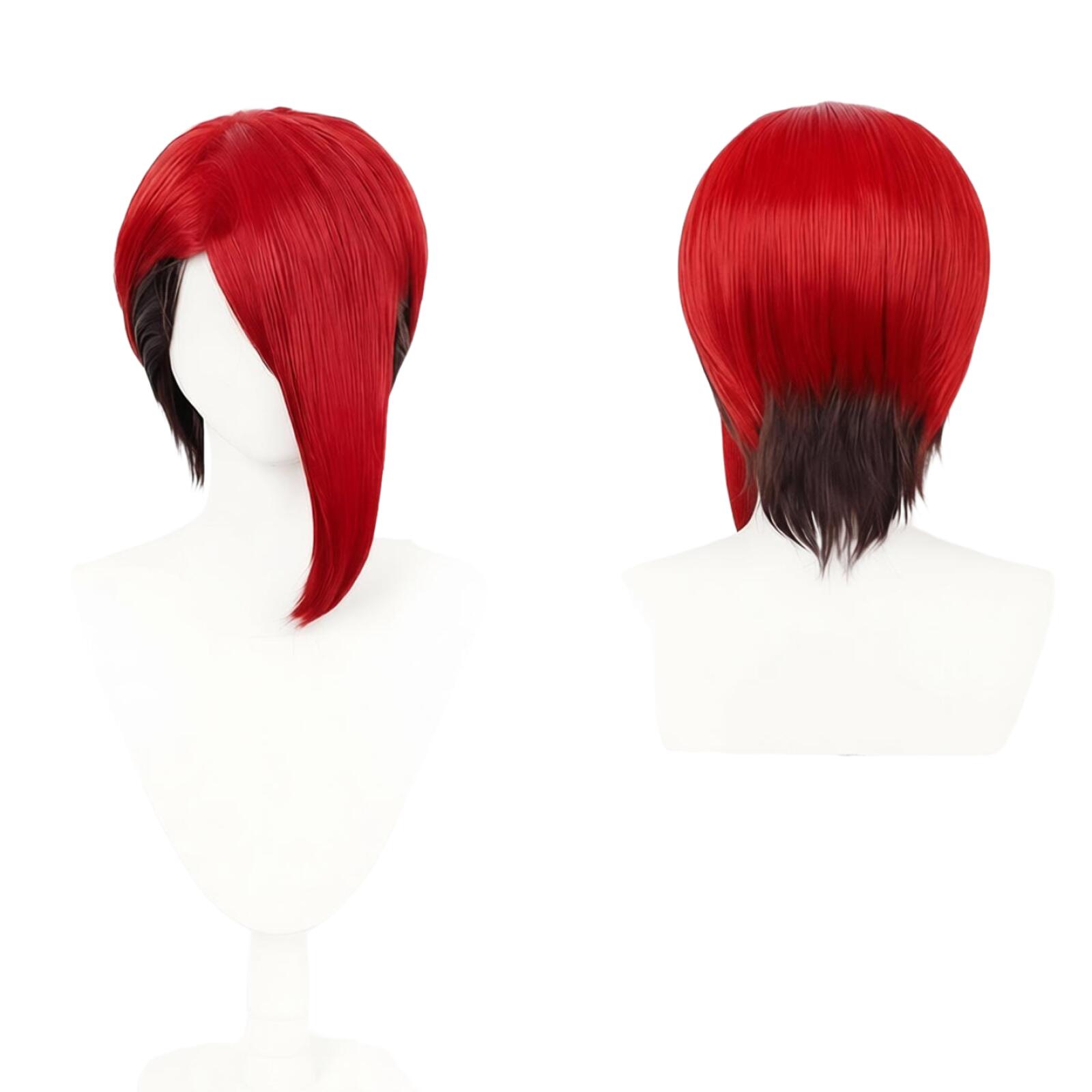 Anime Cosplay Girl With Black Hair - Wig Cosplay Joka Anime Pria Wanita