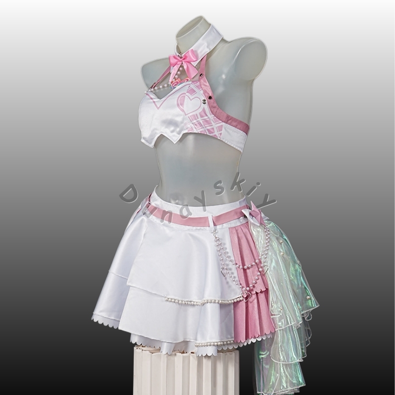 Kostum Cosplay Wuthering Waves - Anime Cosplay Pink ulasan dan harga