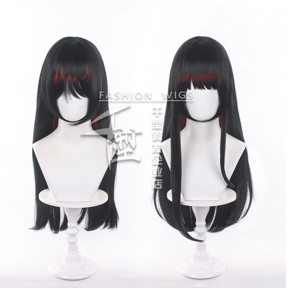 Wig Cosplay Anime Nikaido Hiro - Anime Cosplay Girl With Black Hair ulasan dan harga
