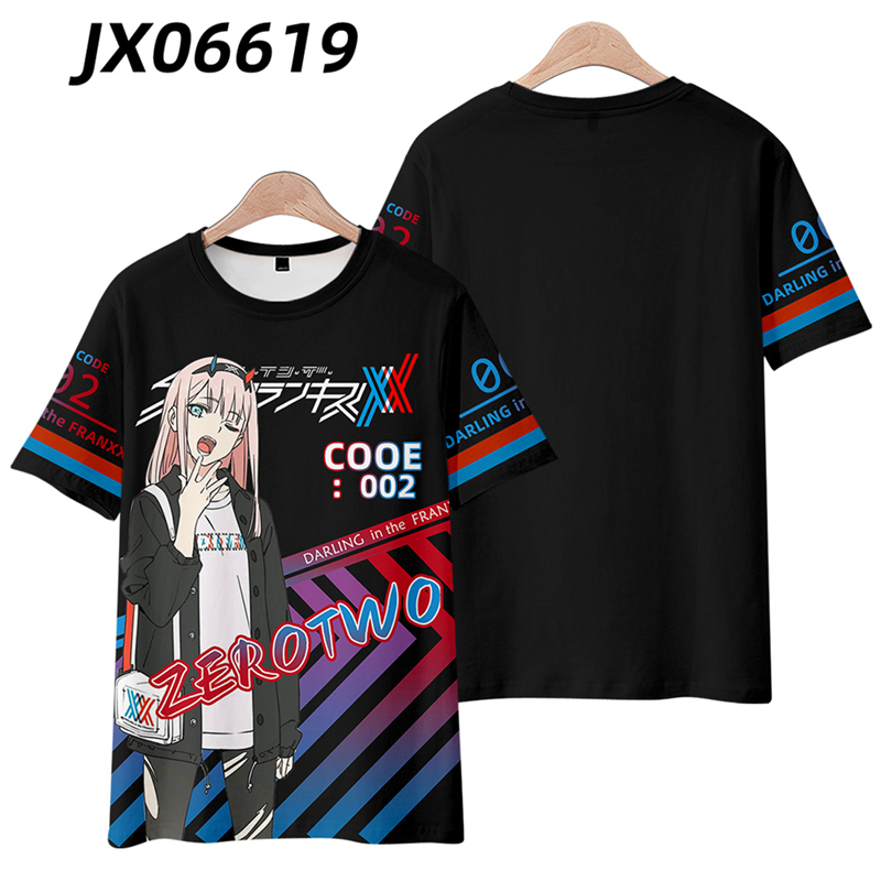 Kaos Anime Jepang DARLING in t - Anime Cosplay Zero Two ulasan dan harga
