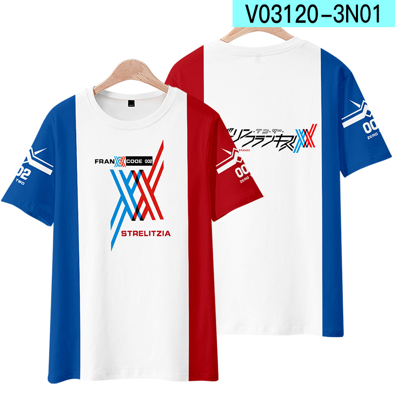 Kaos Anime Jepang DARLING in t - Anime Cosplay Zero Two ulasan dan harga