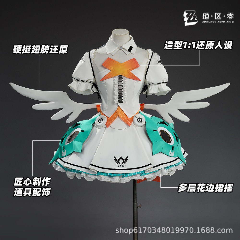 Kostum Cosplay Zenless Zone Ze - Anime Cosplay Zero Two ulasan dan harga