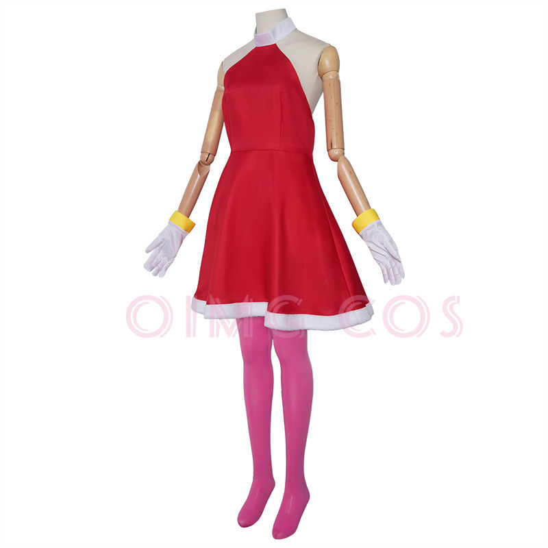 Kostum Cosplay Amy Rose Seraga - Anime Cosplay Girl Costume ulasan dan harga