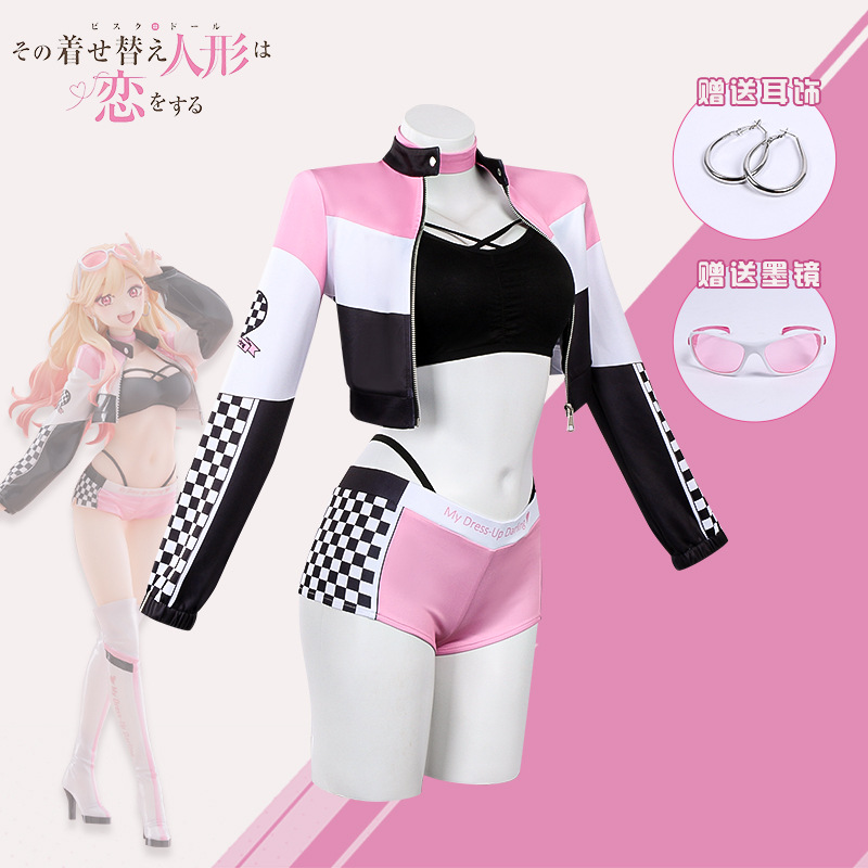 Kostum Anime My Dress Up Darli - Anime Cosplay Marin ulasan dan harga