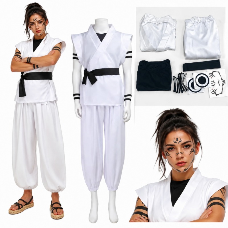 Kostum Cosplay Ryomen Sukuna J - Anime Cosplay Jujutsu ulasan dan harga