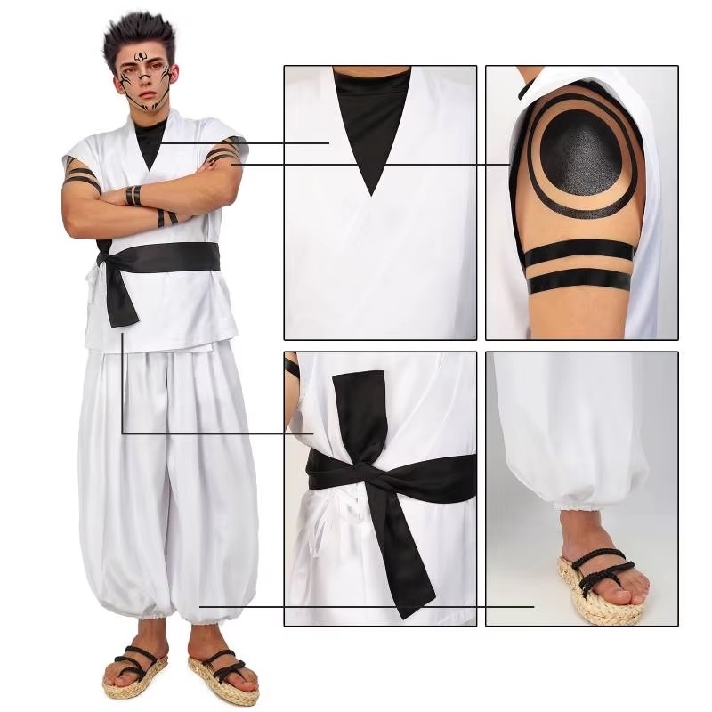 Kostum Cosplay Ryomen Sukuna J - Anime Cosplay Jujutsu ulasan dan harga
