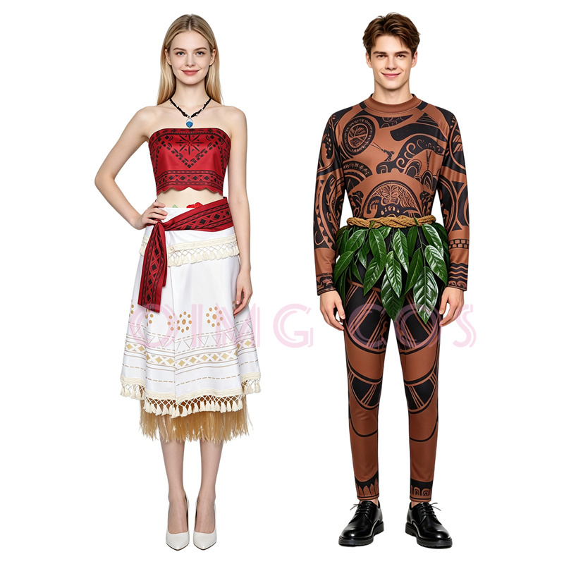 Moana Maui ‌ i Kostum Cosplay  - Anime Cosplay Girl Costume ulasan dan harga