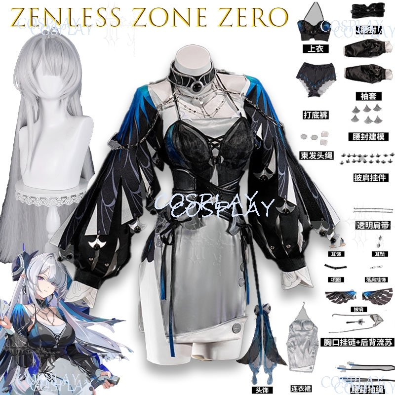 Kostum Cosplay Game Zenless Zo - Anime Cosplay Zero Two ulasan dan harga