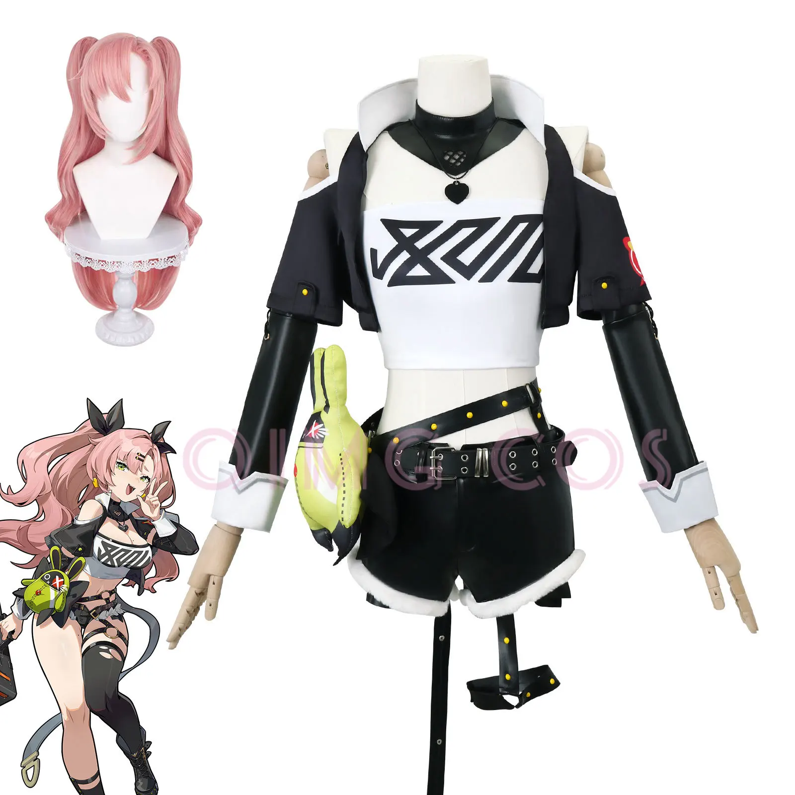 Nicole Demara Zenless Zone Zer - Anime Cosplay Girl Costume ulasan dan harga