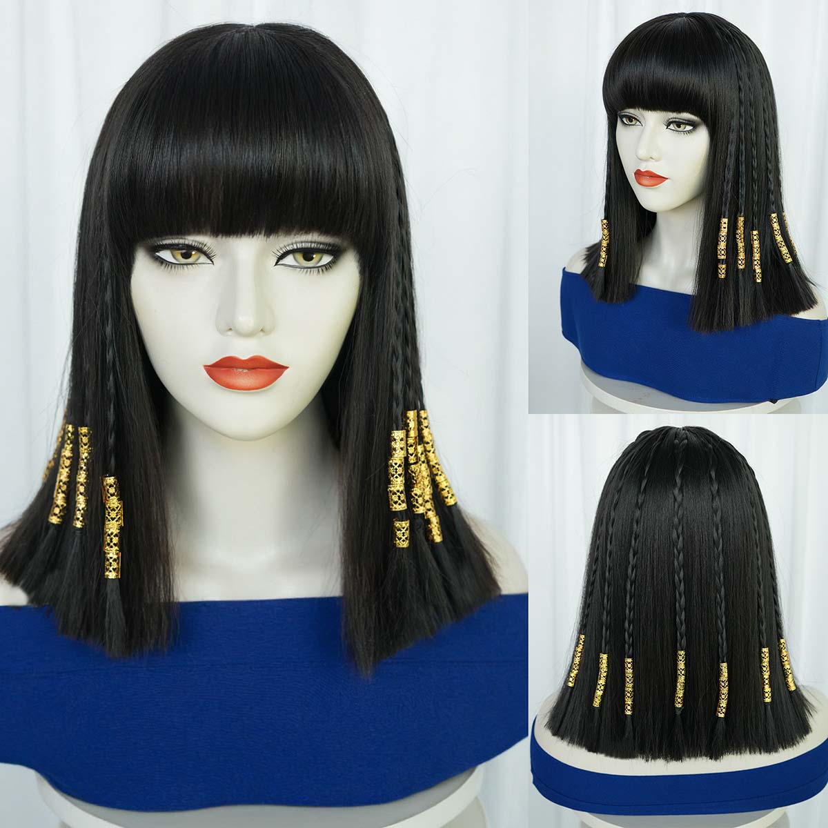 Wig modis wanita kostum Hallow - Egypt Cosplay Anime ulasan dan harga