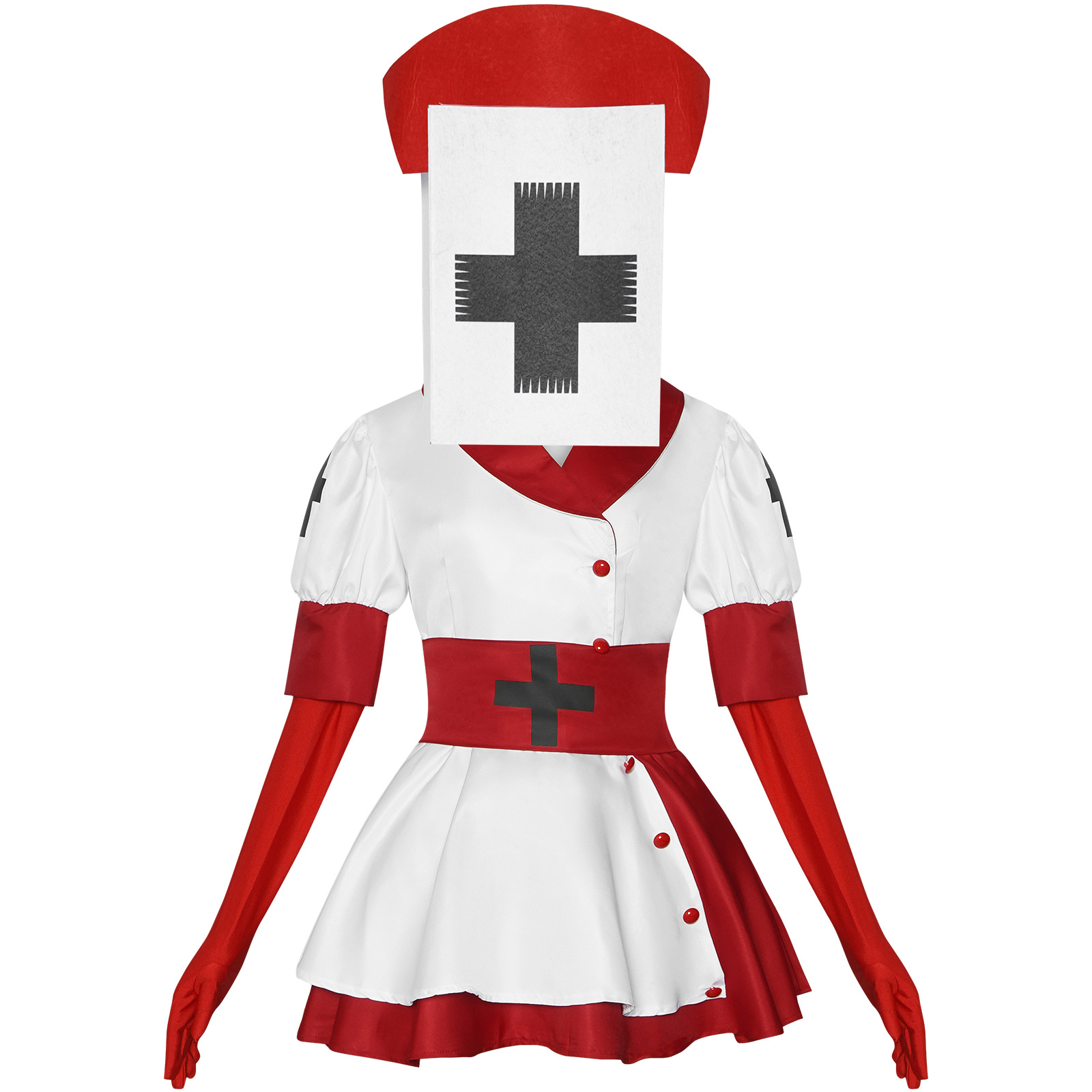 Kostum Cosplay Game Dark Decep - Anime Cosplay Nurse ulasan dan harga