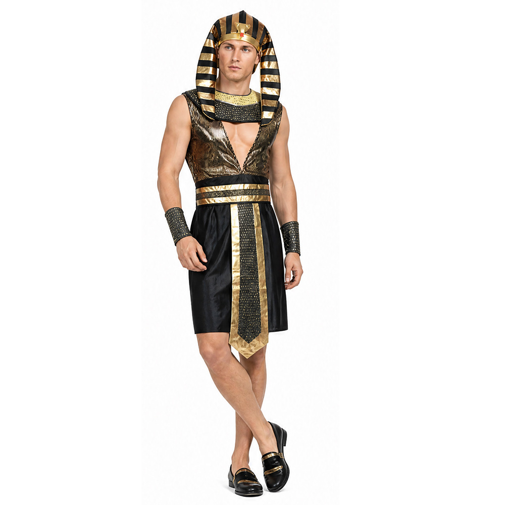 Kostum Firaun Mesir Pria Dewas - Egypt Cosplay Anime ulasan dan harga
