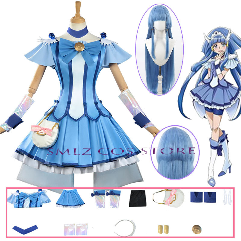 Cure Beauty Cosplay Anime Smil - Anime Cosplay Girl Costume ulasan dan harga