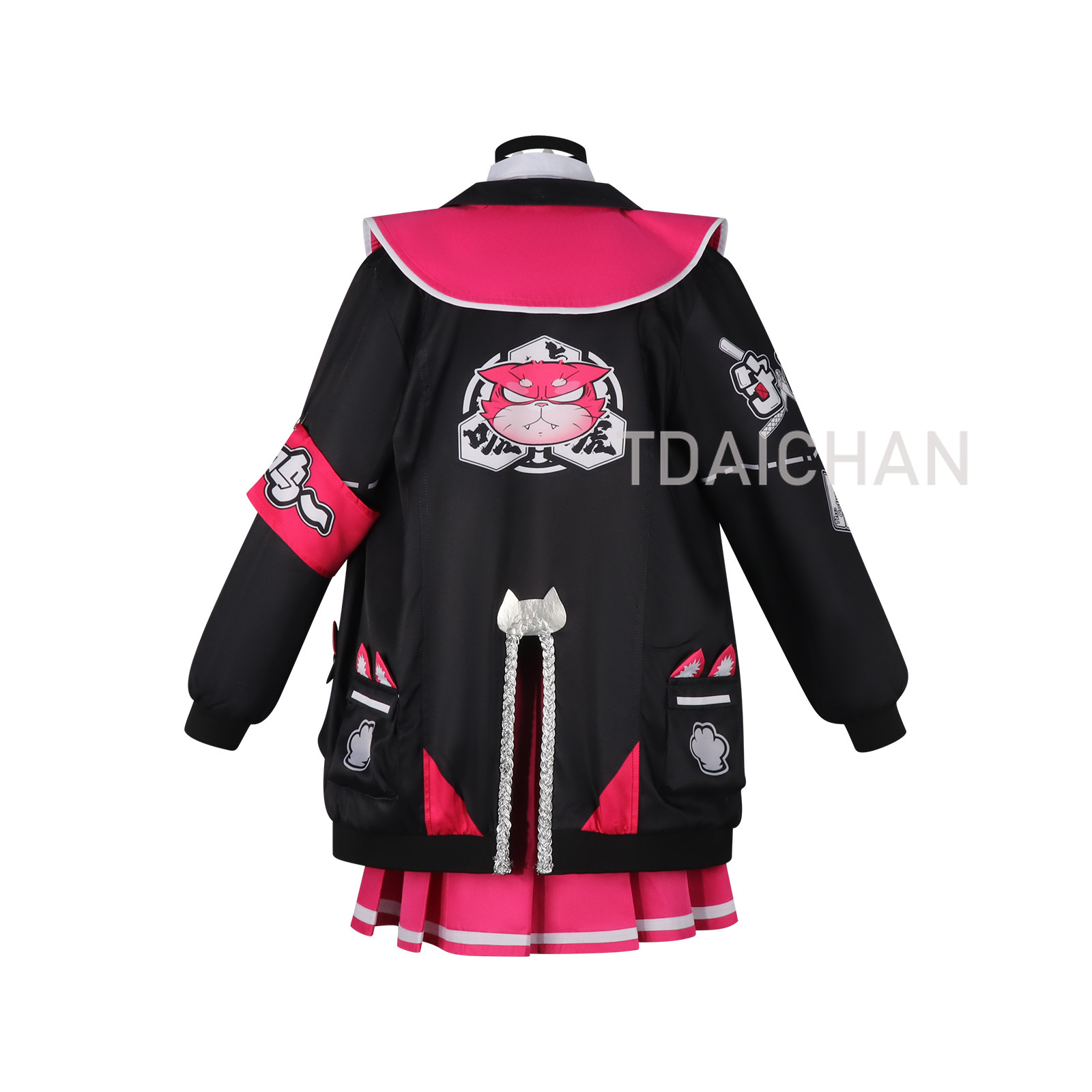 Kostum Cosplay Nanally Colucci - Anime Cosplay Pink ulasan dan harga