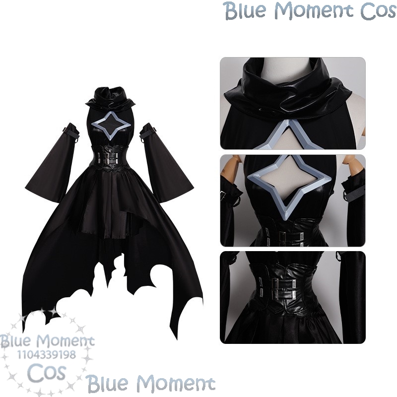 Kostum Cosplay Golden Darkness - Anime Cosplay Girl With Black Hair ulasan dan harga