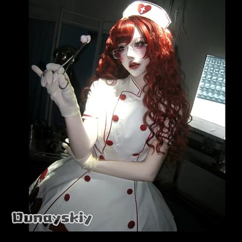 OHaYo%Kostum Cosplay Halloween - Anime Cosplay Nurse ulasan dan harga