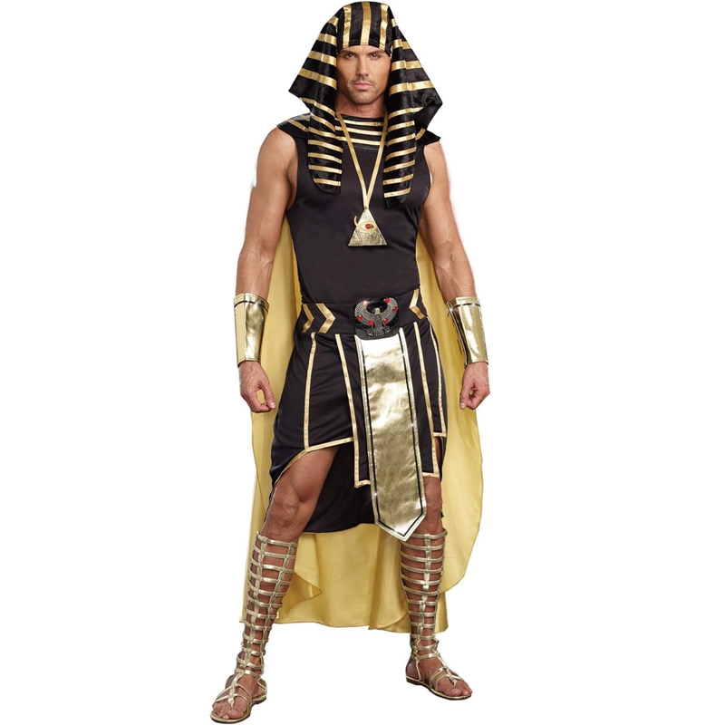 Set kostum Pria Mesir 7 buah a - Egypt Cosplay Anime ulasan dan harga