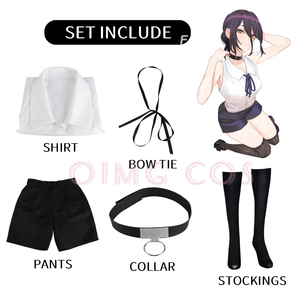 Kostum Cosplay Reze Chainsaw M - Chainsaw Man Cosplay ulasan dan harga