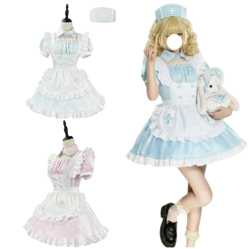 Set Seragam Perawat Anime Kost - Anime Cosplay Nurse ulasan dan harga