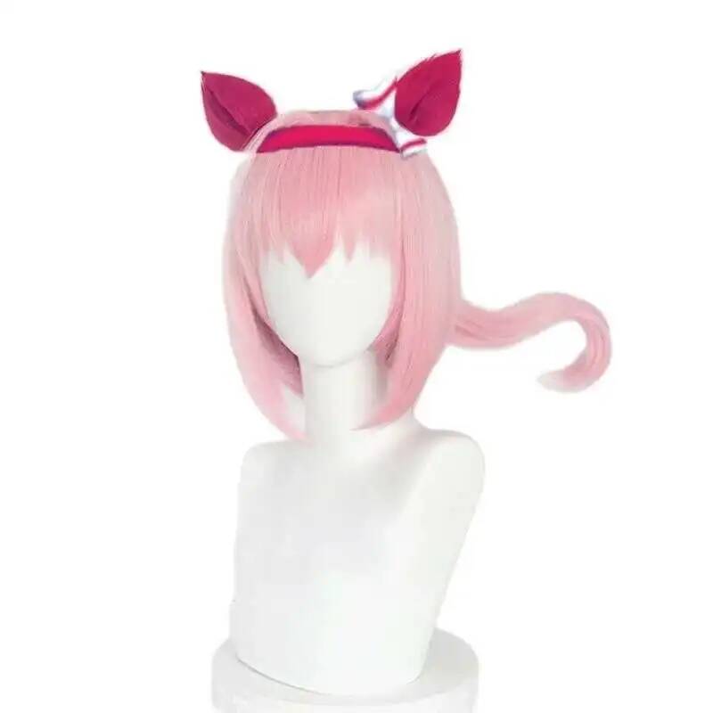 Wig Cosplay Uma Musume Haru Ur - Anime Cosplay Pink ulasan dan harga