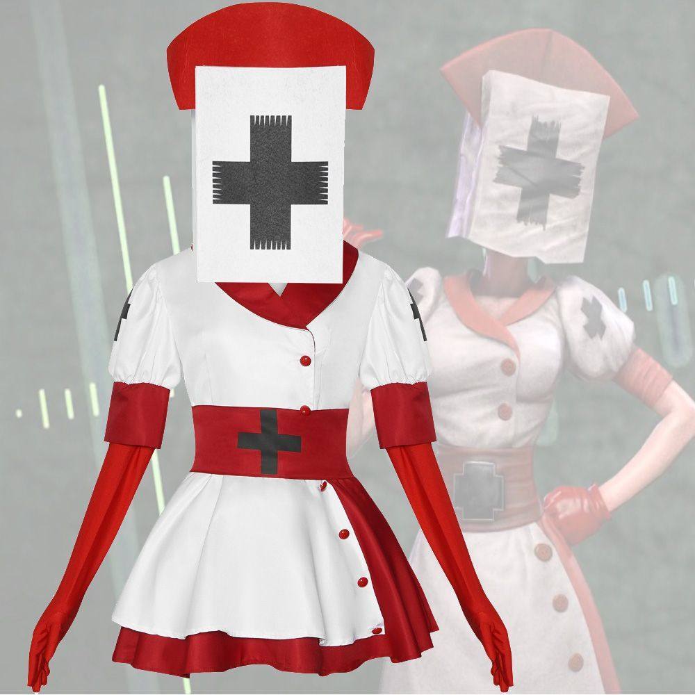 Kostum Cosplay Perawat Reaper  - Anime Cosplay Nurse ulasan dan harga