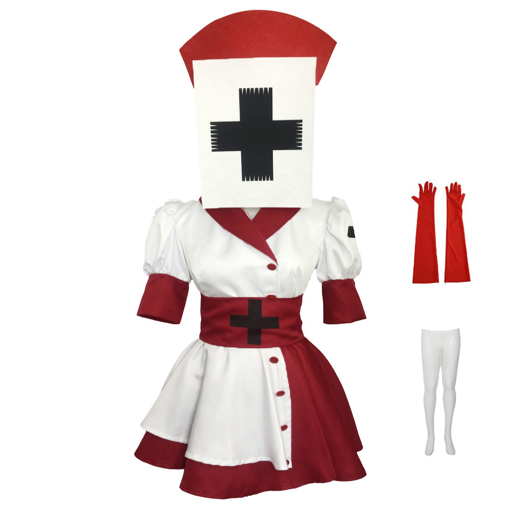 Kostum Cosplay Perawat Reaper  - Anime Cosplay Nurse ulasan dan harga