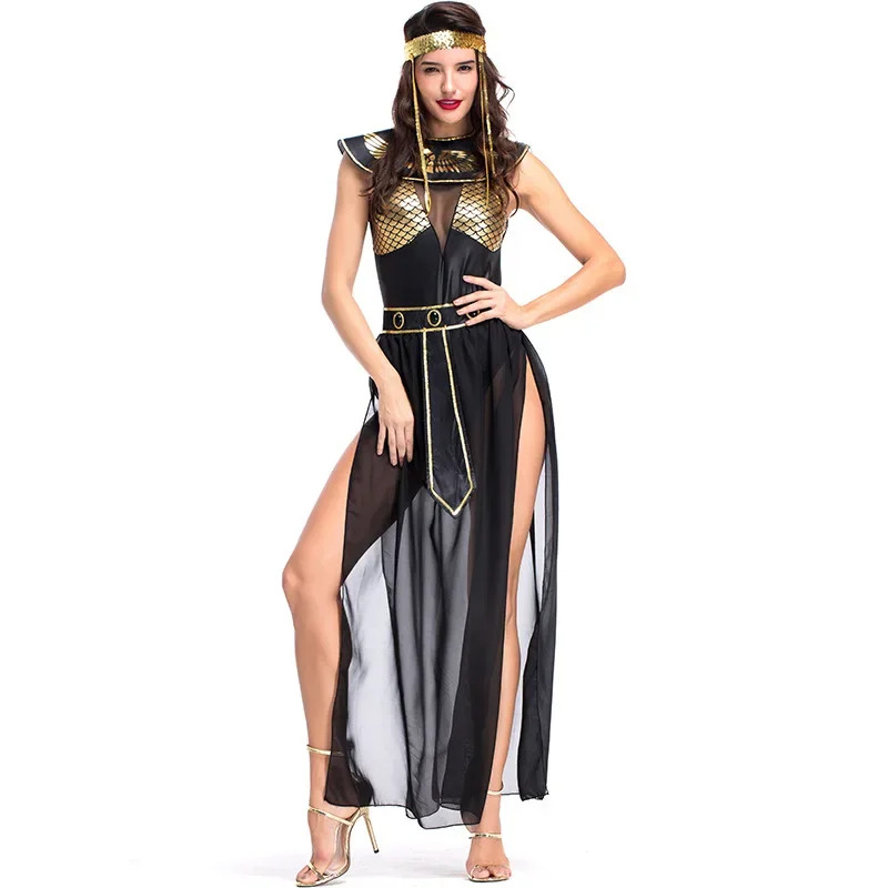 Gaun Ratu Mesir Kuno Cleopatra - Egypt Cosplay Anime ulasan dan harga