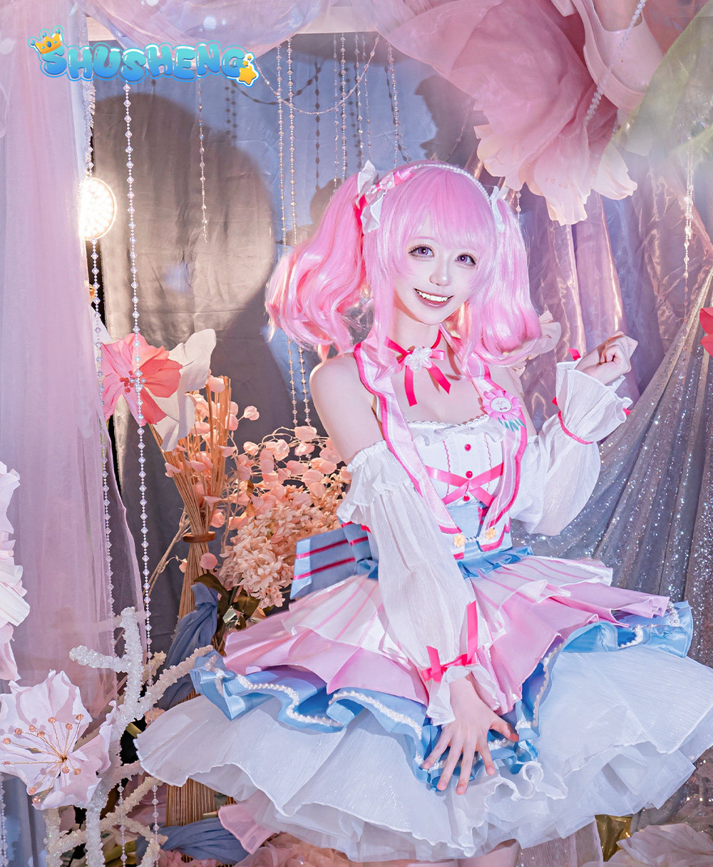 Maruyama Aya Pink Lolita BanG  - Anime Cosplay Pink ulasan dan harga