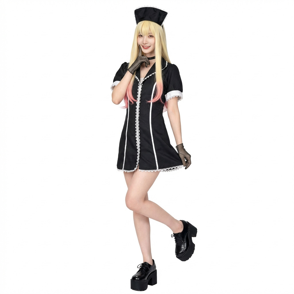 Kostum Cosplay Anime Halloween - Anime Cosplay Nurse ulasan dan harga